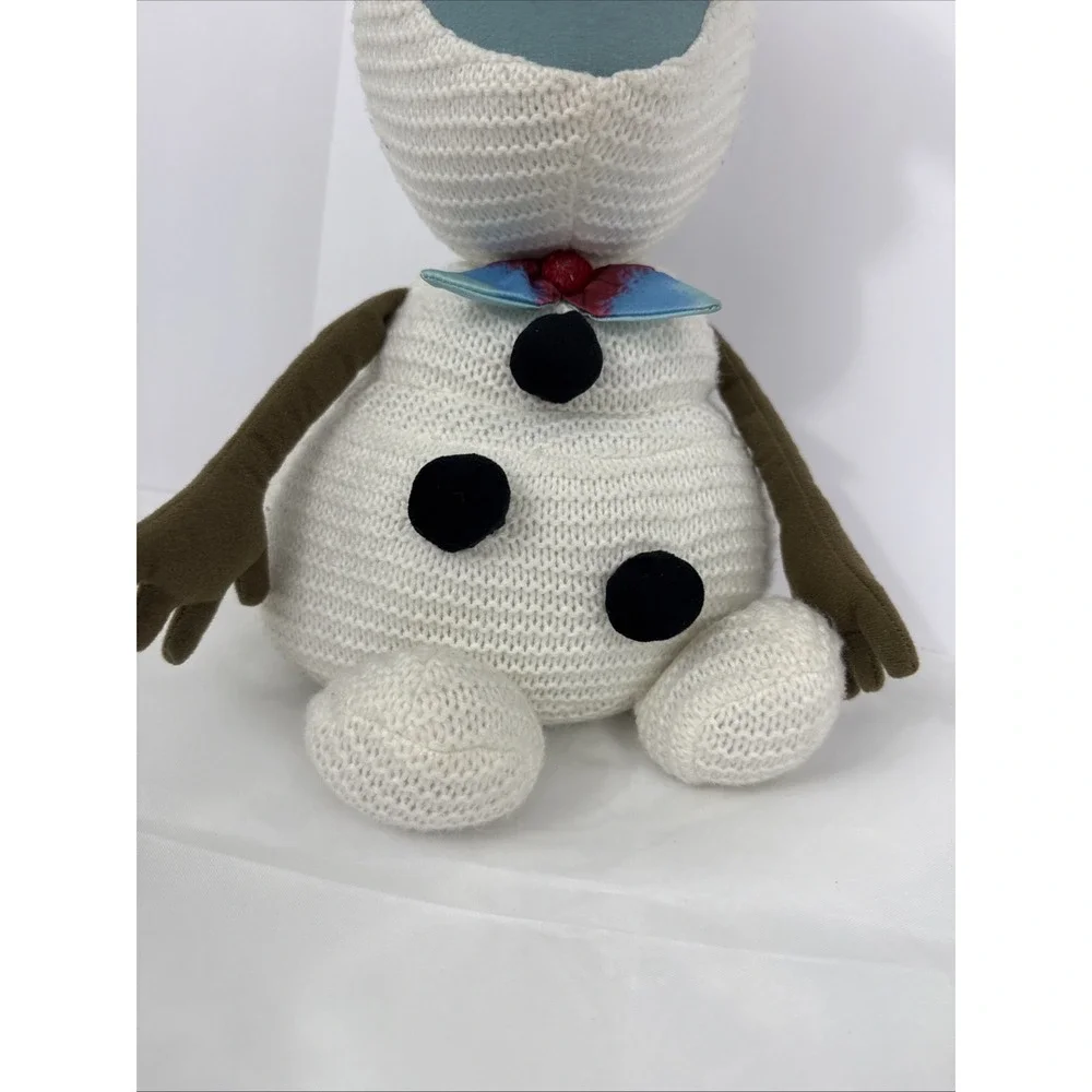 Disney Frozen Knit Olaf Plush‎ Snowflake Sparkles Snowman 14